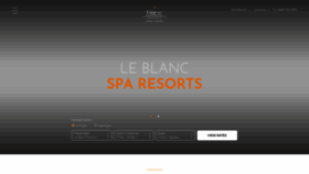 What Leblancsparesort.com website looked like in 2023 (1 year ago)