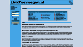 What Linktoevoegen.nl website looked like in 2023 (1 year ago)