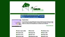 What Lecameleon.com website looked like in 2023 (1 year ago)