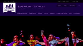 What Lakewoodcityschools.org website looked like in 2023 (1 year ago)