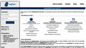 What Legtux.org website looked like in 2023 (2 years ago)