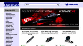 What Landsmann.cz website looked like in 2023 (1 year ago)