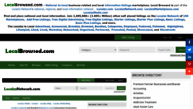 What Localbrowsed.com website looked like in 2023 (1 year ago)