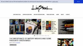 What Lizsteel.com website looked like in 2023 (1 year ago)