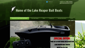 What Lakereaperbaitboats.co.uk website looked like in 2023 (1 year ago)