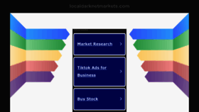 What Localdarknetmarkets.com website looked like in 2023 (1 year ago)