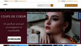 What Luxe-parfume.fr website looked like in 2023 (1 year ago)