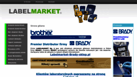 What Labelmarket.pl website looked like in 2023 (1 year ago)
