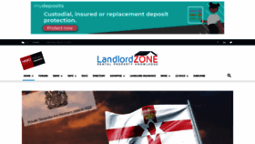 What Landlordzone.co.uk website looked like in 2023 (1 year ago)