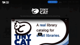 What Librarycat.org website looked like in 2023 (1 year ago)