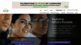What Landmarkworldwide.com website looked like in 2023 (1 year ago)