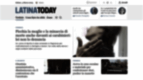 What Latinatoday.it website looked like in 2023 (2 years ago)