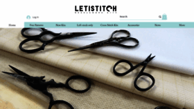 What Letistitch.com website looked like in 2023 (1 year ago)