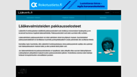What Laakeinfo.fi website looked like in 2023 (1 year ago)