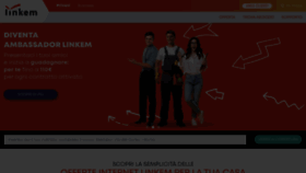 What Linkem.com website looked like in 2023 (2 years ago)