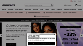 What Lookfantastic.es website looked like in 2023 (1 year ago)
