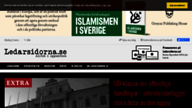 What Ledarsidorna.se website looked like in 2023 (1 year ago)