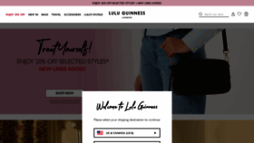 What Luluguinness.com website looked like in 2023 (1 year ago)