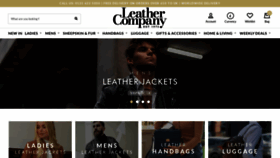 What Leathercompany.co.uk website looked like in 2023 (1 year ago)