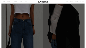 What La-room.kr website looked like in 2023 (1 year ago)