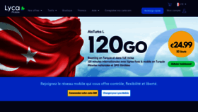 What Lycamobile.fr website looked like in 2023 (2 years ago)