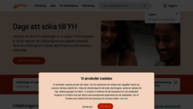 What Lernia.se website looked like in 2023 (2 years ago)