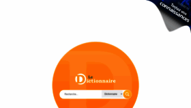 What Le-dictionnaire.com website looked like in 2023 (1 year ago)