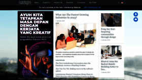 What Limkokwing.net website looked like in 2023 (2 years ago)