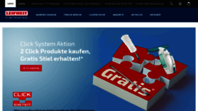 What Leifheit.de website looked like in 2023 (1 year ago)