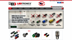 What Ledtronics.com website looked like in 2023 (1 year ago)