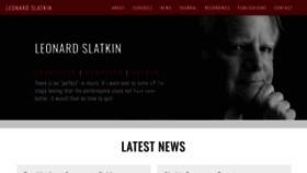 What Leonardslatkin.com website looked like in 2023 (1 year ago)