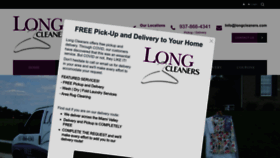What Longcleaners.com website looked like in 2023 (1 year ago)