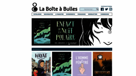 What La-boite-a-bulles.com website looked like in 2023 (1 year ago)