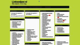 What Linkswijzer.nl website looked like in 2023 (1 year ago)
