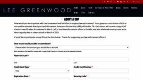 What Leegreenwood.com website looked like in 2023 (1 year ago)