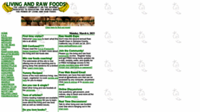 What Living-foods.com website looked like in 2023 (1 year ago)