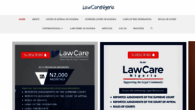 What Lawcarenigeria.com website looked like in 2023 (1 year ago)