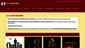 What Lalalandrecords.com website looked like in 2023 (1 year ago)