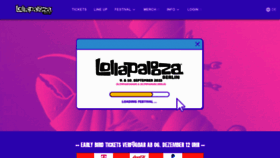 What Lollapaloozade.com website looked like in 2023 (1 year ago)