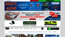 What Lacommere43.fr website looked like in 2023 (1 year ago)