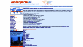 What Landenportal.nl website looked like in 2023 (2 years ago)
