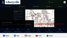 What Libertyville.com website looked like in 2023 (1 year ago)