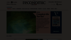 What Leconomic.cat website looked like in 2023 (1 year ago)