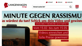 What Langenhagen.de website looked like in 2023 (1 year ago)