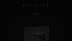 What Lambchop.net website looked like in 2023 (1 year ago)