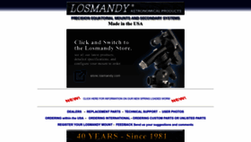What Losmandy.com website looked like in 2023 (1 year ago)