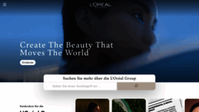 What Loreal.de website looked like in 2023 (1 year ago)