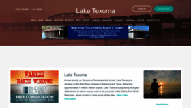 What Laketexoma.com website looked like in 2023 (1 year ago)