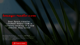 What Lounge-radio.com website looked like in 2023 (1 year ago)