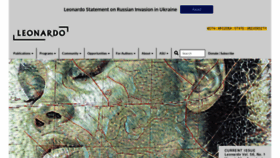 What Leonardo.info website looked like in 2023 (1 year ago)